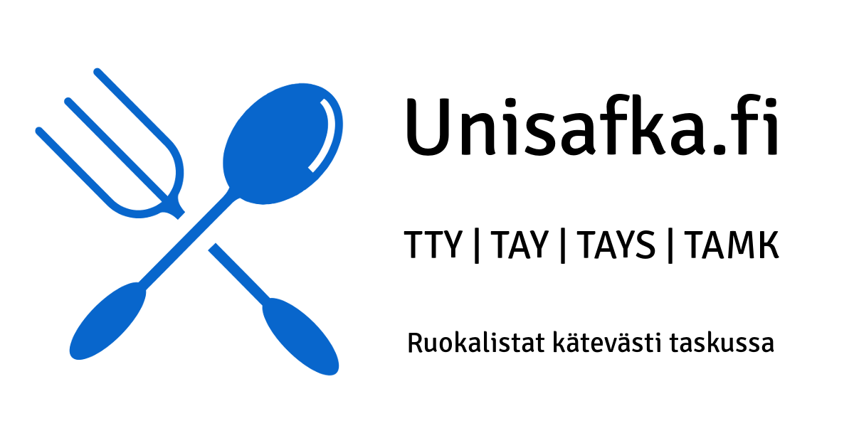 Unisafka – TUNI|Tampereen korkeakoulujen ruokalistat